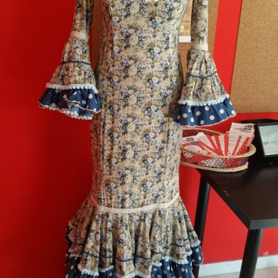 traje de flamenca estampado