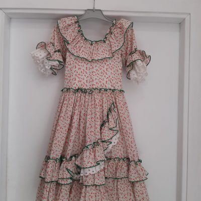 Traje de flamenca de niña estampado