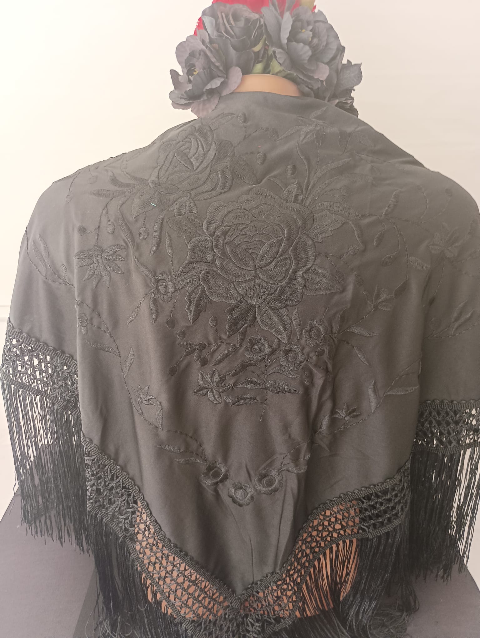 MANTONCILLO NEGRO FLOR NEGRO 3